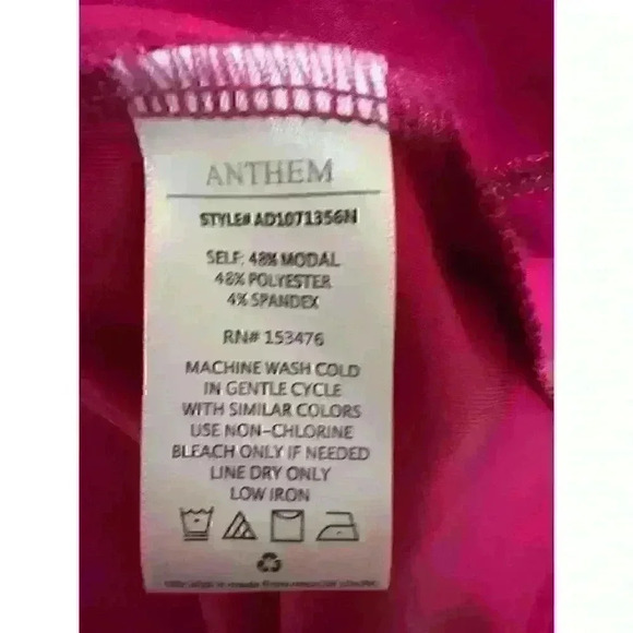 Anthem The Label Fuchsia Balloon Sleeve Mini Dress NWT Size S - Picture 8 of 10